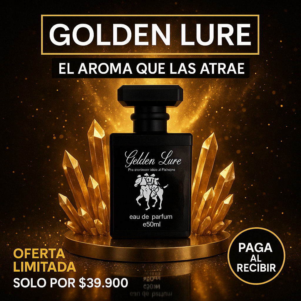 Golden Lure™ | Perfume con feromonas - Atrae a mujeres 😈🔥