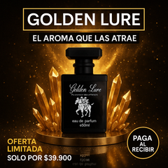 Golden Lure™ | Perfume con feromonas - Atrae a mujeres 😈🔥